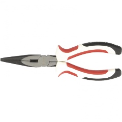 Изображение товара Длинногубцы прямые Premium, 160 мм, трехкомпонентные рукоятки, MATRIX, 17185