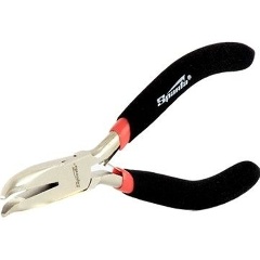 Изображение товара Длинногубцы SPARTA 17822, Mini, 130 мм, никелированные, изогнутые, авторазжим