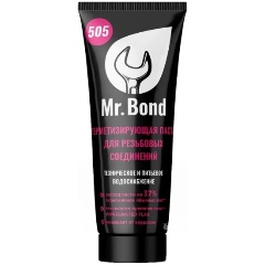 Изображение товара Паста герметезирующая для пропитки льна Mr.Bond 505, туба (250г) для воды и отопления MB5050500250