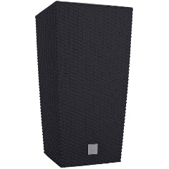 Изображение товара Кашпо для цветов Prosperplast RATO SQUARE антрацит 2 предмета 37 и 91.5л DRTS400-S433