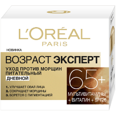 Изображение товара Дневной крем для лица L'OREAL PARIS Возраст Эксперт 65+, 50 мл.