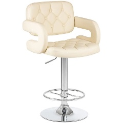 Изображение товара Стул барный DOBRIN 3460-LM TIESTO кремовый