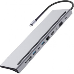 Изображение товара Док станция USB Type C 11 в 1 KS-is KS-474