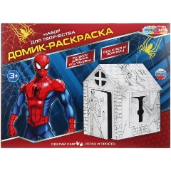 Изображение товара Домик-раскраска МУЛЬТИ АРТ человек паук, DOMPAINT-124251