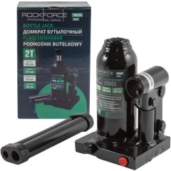 Изображение товара Домкрат гидравлический бутылочный ROCK FORCE с клапаном 2т (выс.подъема 150-278мм)