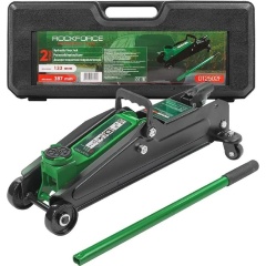 Изображение товара Домкрат гидравлический подкатной ROCK FORCE 2т, 133-387мм, в кейсе