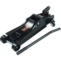 Изображение товара Домкрат гидравлический подкатной ROCK FORCE 3т низкопрофильный с поворотной ручкой 360° (h min 85мм, h max 380мм) (Уценка - У2)