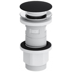 Изображение товара Донный клапан Damixa 210600300 универсальный , черный матовый