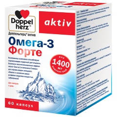 Изображение товара Витамины Доппельгерц Актив ОМЕГА-3 Форте капс 1972,43 мг х60
