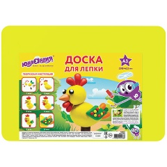 Изображение товара Доска для лепки ЮНЛАНДИЯ, А3, 298х423 мм, желтая