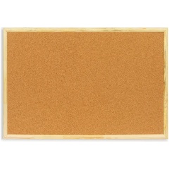 Изображение товара Доска пробковая Attache 60х90 см деревянная рама
