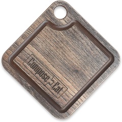 Изображение товара Доска разделочная/Подставка для горячего ComposeEat "Мини" серия Fashion PGS1050634KL6, 10х10см, композитный материал, дуб мореный