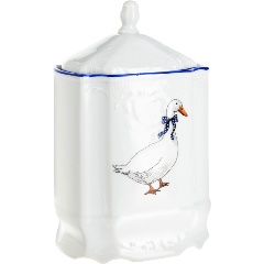 Изображение товара Доза Bernadotte Гуси 1000 мл фарфор универсальная емкость для хранения и сервировки