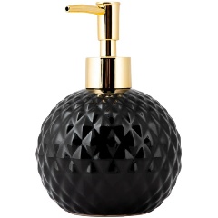 Изображение товара Дозатор для жидкого мыла Master House Black 60702, 420 мл, фарфор