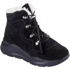 Изображение товара Ботинки женские ортопедические Dr Thomas DTD-605 черный велюр, размер 36