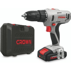 Изображение товара Аккумуляторная дрель-шуруповерт CROWN CT21056LH-2 BMC 18 В 2 АКБ
