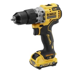 Изображение товара Аккумуляторная дрель-шуруповерт DeWALT DCD706D2 12 В силовой инструмент