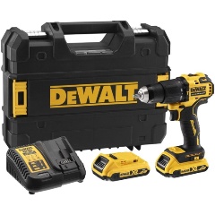 Изображение товара Аккумуляторная ударная дрель-шуруповерт DeWALT DCD709D2T 18 В 2 скоростной