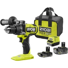 Изображение товара Дрель-шуруповерт бесщеточная ударная RYOBI RPD18X-242S 18В 5133005283