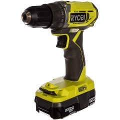 Изображение товара Аккумуляторная дрель-шуруповерт RYOBI ONE+ R18DD3-215S с двумя аккумуляторами