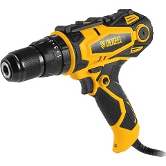 Изображение товара Дрель-шуруповерт сетевая ударная ISD-300-13, DENZEL 26211