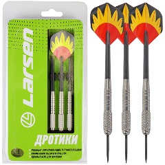 Изображение товара Дротики Larsen DG81301 латунь, покрытие "под вольфрам" 18 гр
