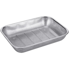 Изображение товара Дуршлаг прямоугольный Regent Inox Linea PRONTO 29х21х6,5 см нержавеющая сталь (93-PRO-23-29)
