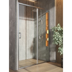 Изображение товара Душевая дверь Orange E02-140TCR в нишу, 140х190