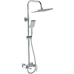 Изображение товара Душевая система HAIBA HB24639, тропический душ, латунь, хром