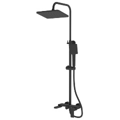 Изображение товара Душевая система Knotlor KN-72/BL, черный матовый цвет