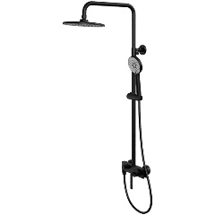 Изображение товара Душевая система Kohr DU RUO черный 1LN780401DB-0000A с регулировкой высоты