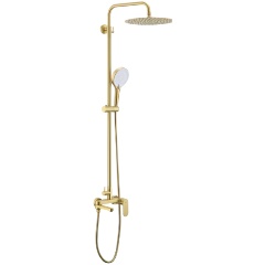 Изображение товара Душевая система Raglo R10.24.03, сатин золотой