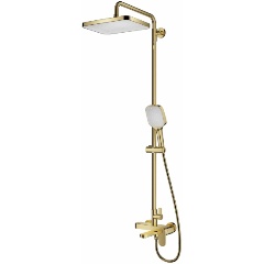 Изображение товара Душевая система Raglo R50.24.23 с регулятором высоты и поворотным изливом