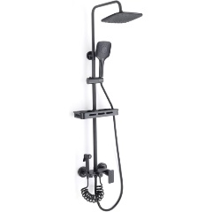 Изображение товара Душевая система с гигиеническим душем D-Lin D10A06, черный