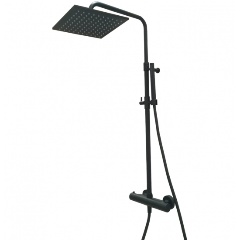 Изображение товара Душевая система с термостатом Webert Elio EL980515560METAL, черный