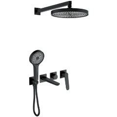 Изображение товара Душевая система встраиваемая Bronze de Luxe ICON 3009CB, черный