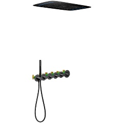 Изображение товара Душевой комплект с термостатом Timo Saona SX-2319/03SM черный