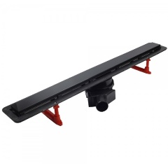 Изображение товара Душевой лоток Pestan Confluo Frameless Line 450 Black Glass