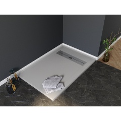 Изображение товара Душевой поддон Aquanet Delight 160х90 серый из литьевого мрамора
