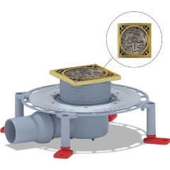 Изображение товара Душевой трап Bronze de Luxe 21986-5602, бронза