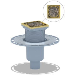 Изображение товара Душевой трап Bronze de Luxe 21986-5902, бронза