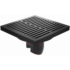 Изображение товара Душевой трап Orange OT01-007b, 100х100, черный