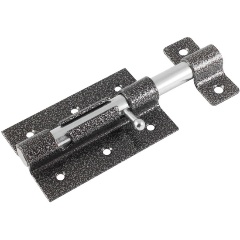 Изображение товара Дверная задвижка РемоКолор (с полимерным покрытием, цилиндрический движок, 145 мм) 70-0-148