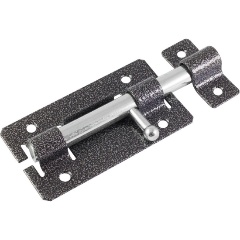 Изображение товара Дверная задвижка РемоКолор (с полимерным покрытием, цилиндрический движок, 14x145 мм) 70-0-140