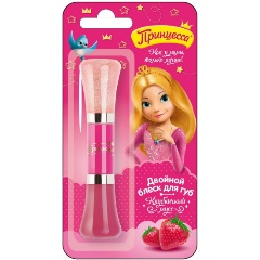 Изображение товара Двойной блеск для губ Принцесса Клубничный мусс, 10 мл