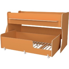 Изображение товара Двухъярусная кровать Капризун Р444 7 оранжевый