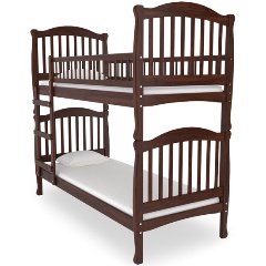 Изображение товара Двухъярусная кровать Nuovita Altezza Due темный орех