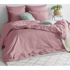 Изображение товара Двуспальный комплект постельного белья сатин-меланж Verossa Marsala с наволочками 70х70, 781833