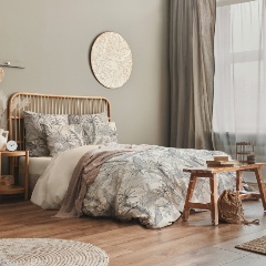 Изображение товара Двуспальный комплект постельного белья Волшебная Ночь Natural beauty ПерКаль 70/70 Россия