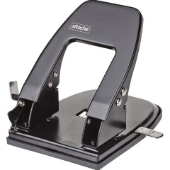 Изображение товара Дырокол Attache до 30 листов, с линейкой, цвет черный